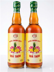 Nước chấm chay quả thơm ( chai thủy tinh )